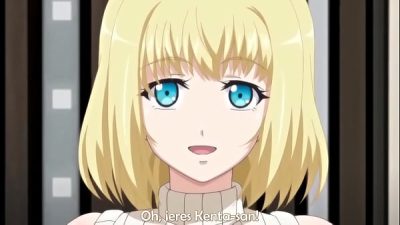 Busty hentai blonde fucks ជាមួយមិត្តប្រុសរបស់នាង
