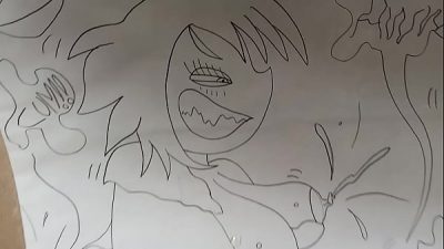Guy Jacks Off to BBW Hentai Comic !!!!