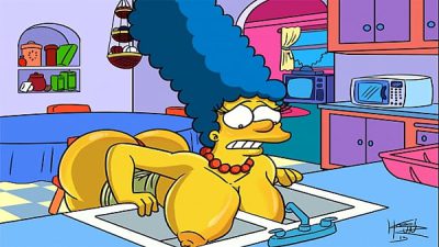 The Simpsons Hentai Marge Sexy (GIF)