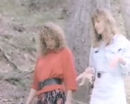 រឿងសិច៖ Lesbian Sex In The Forest